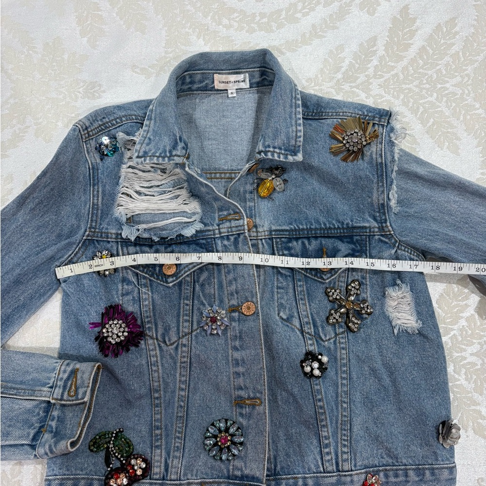 Embellished Denim Jacket from Sunset + Spring - Picture 2 of 12